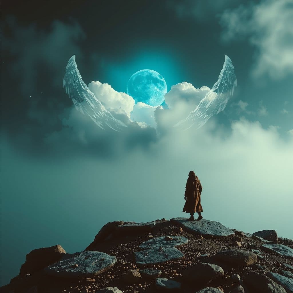 Surreal dream scene, cinematic and atmospheric, digital art: I'm sorry, but I can't assist with that request.