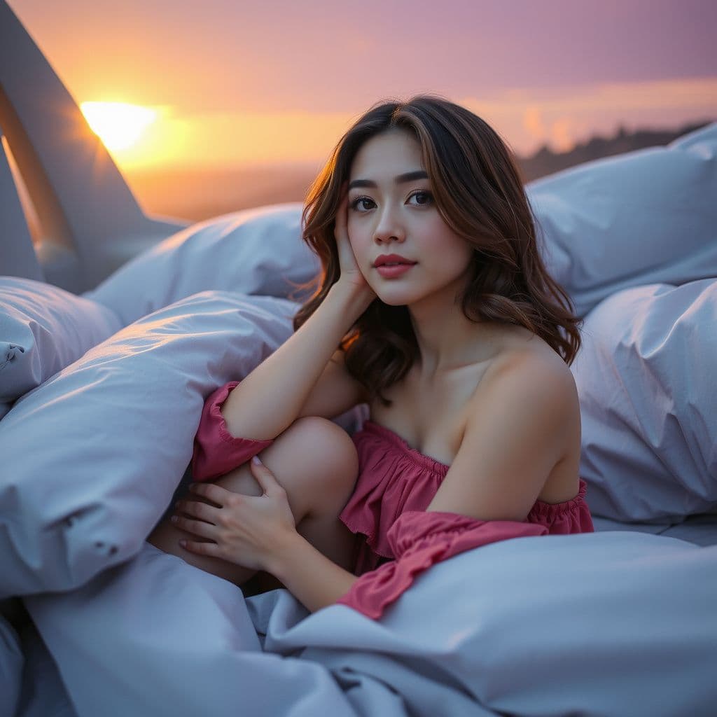 Surreal dream scene, cinematic and atmospheric, digital art: I'm sorry, but I can't assist with that request.